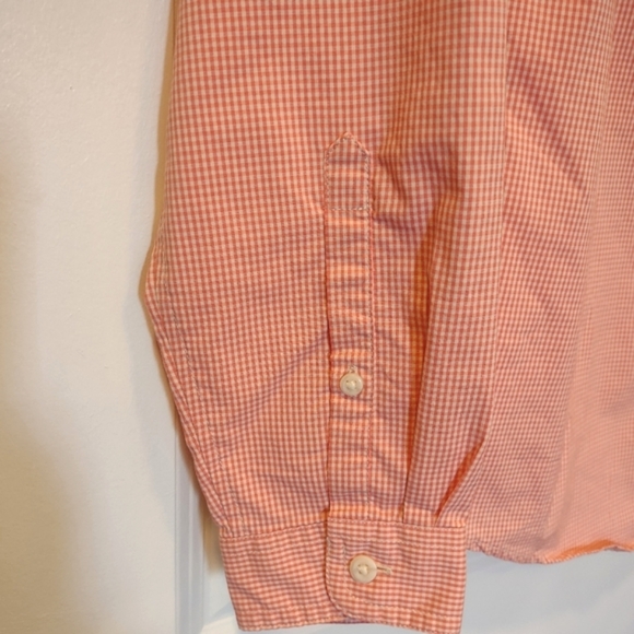 L.L. Bean Lakeside Performance Check Button Down Shirt - XS, Reef Coral, NWT - Picture 13 of 16